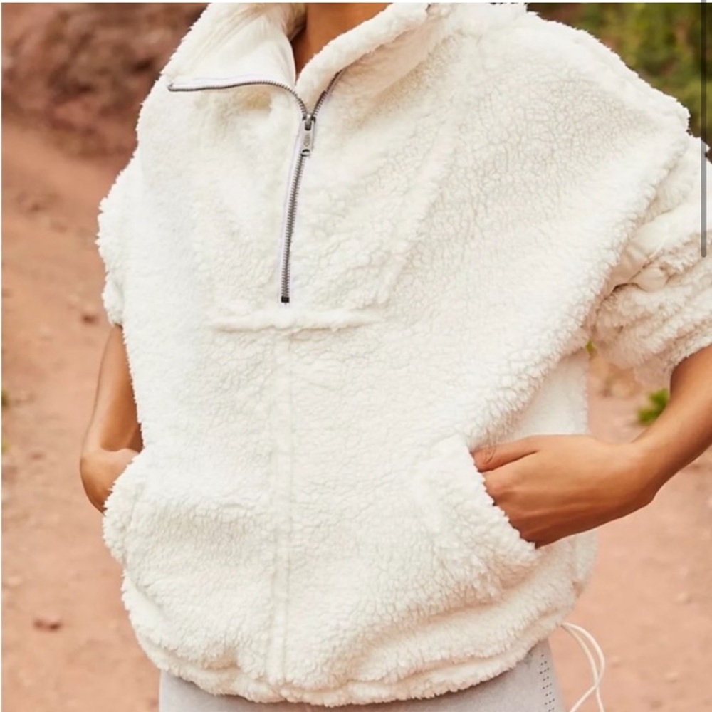 Free People Jackets & Coats Free People Movement Sherpa Pullover With Zipper